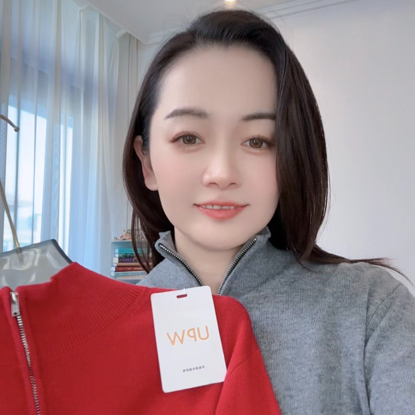恩佑宁 防缩水高领半拉链羊绒羊毛针织打底衫