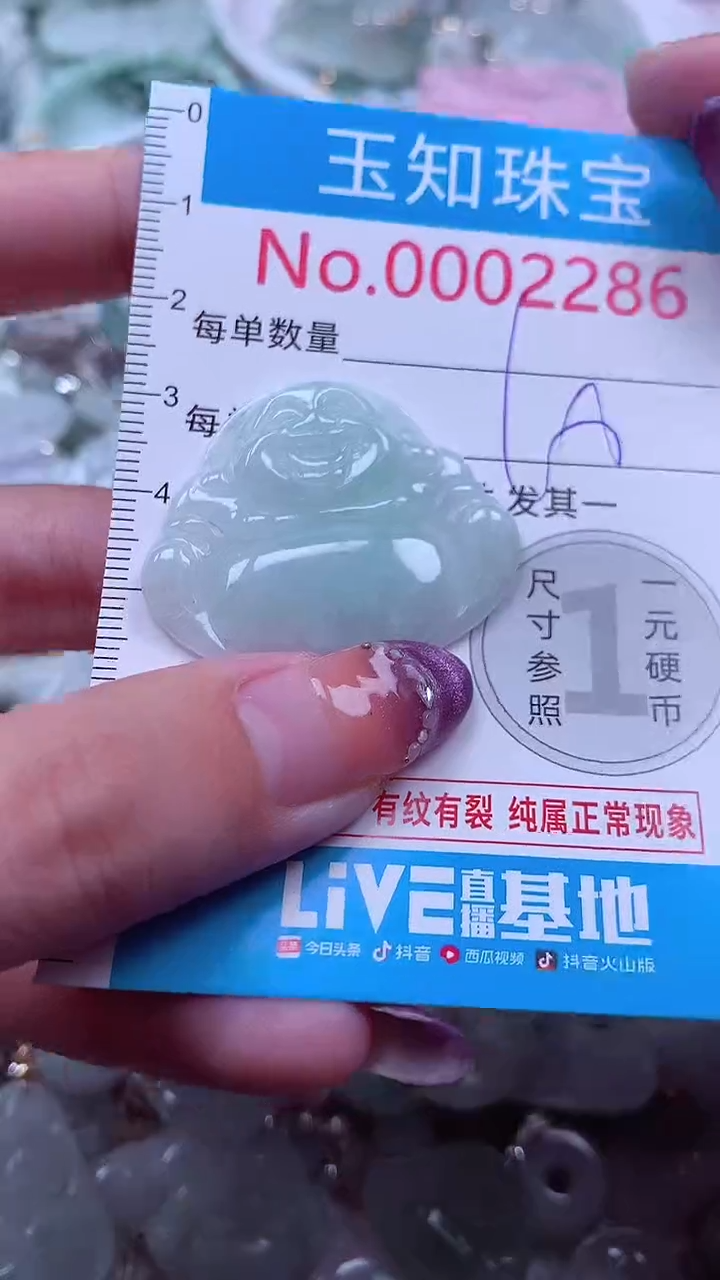 翡翠未镶嵌吊坠(不含链)2286