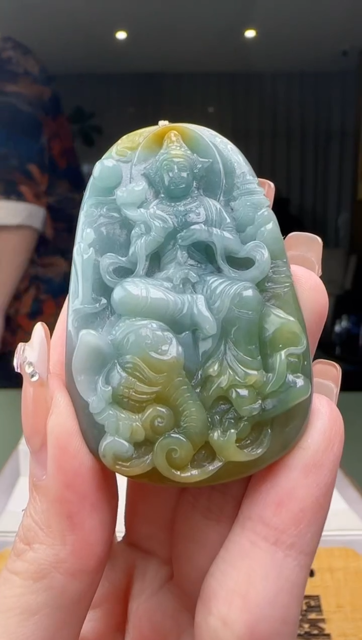 【闪购商品】翡翠吊坠(不含链)未镶嵌CC@@960Q3J11354