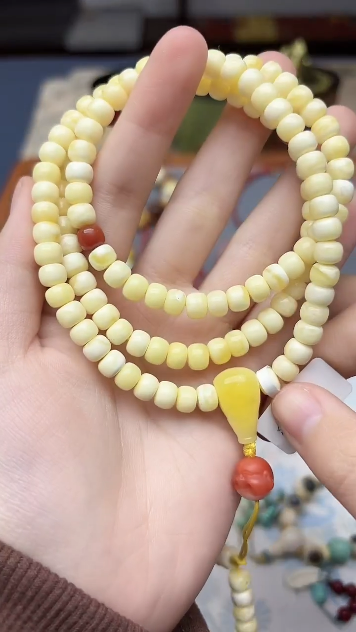 裸石蜜蜡未镶嵌蜜蜡老型长串WCY