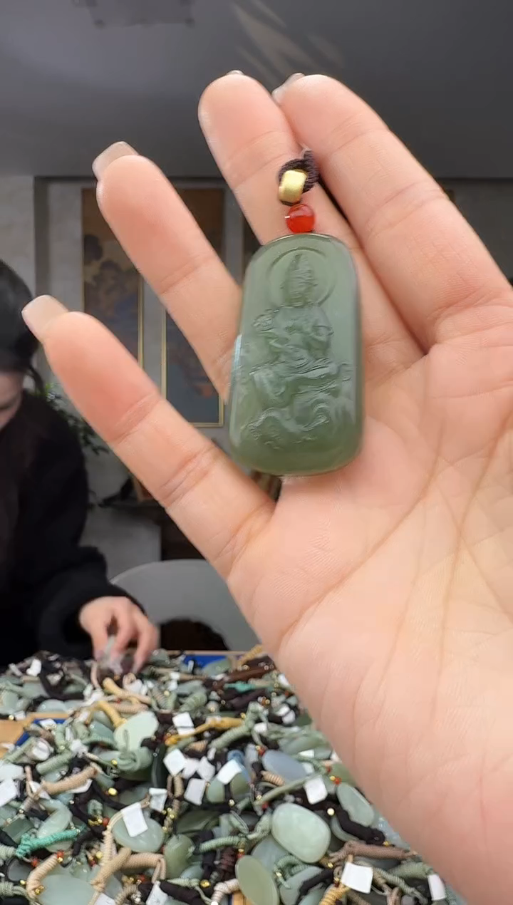 颈饰未镶嵌和田玉拍一发一多样性发货