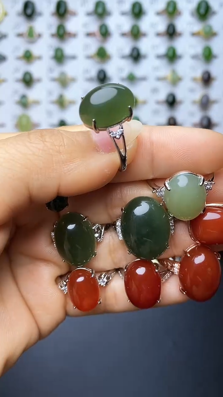 【闪购商品】和田玉戒指未镶嵌1