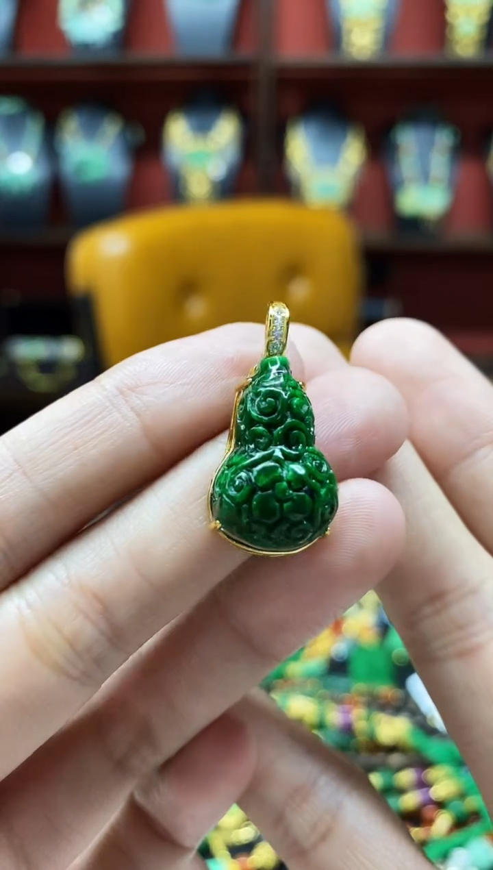 颈饰未镶嵌翡翠翡翠吊坠