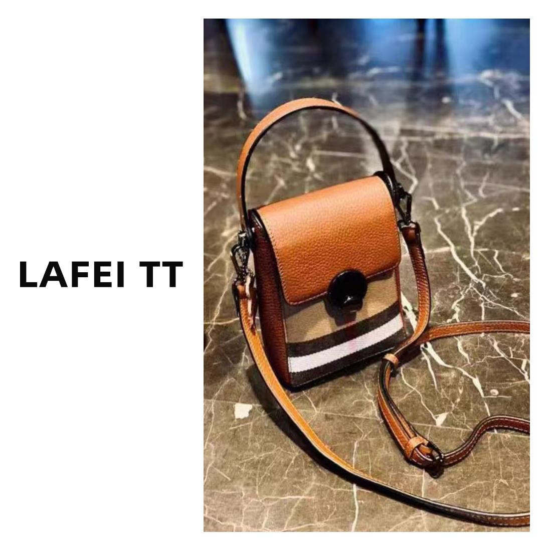 [真的牛皮] FANKE 时尚迷你小巧春夏轻便斜挎包