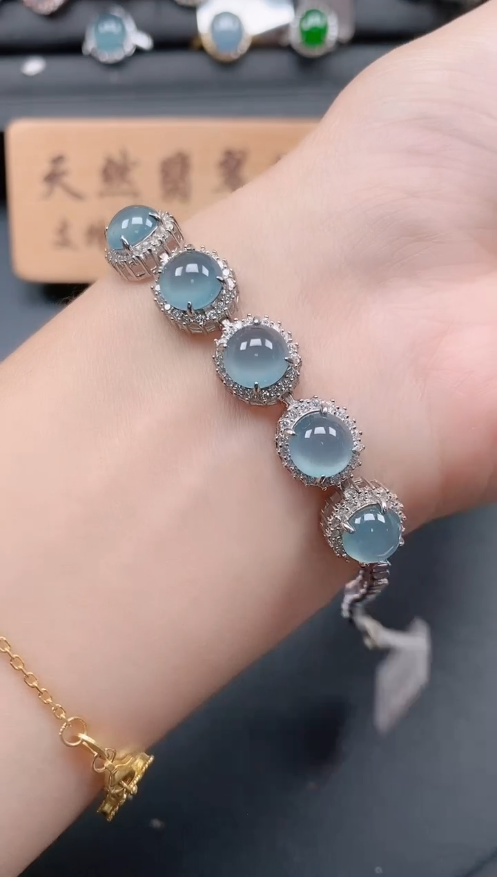 银S925镶嵌戒指翡翠1111