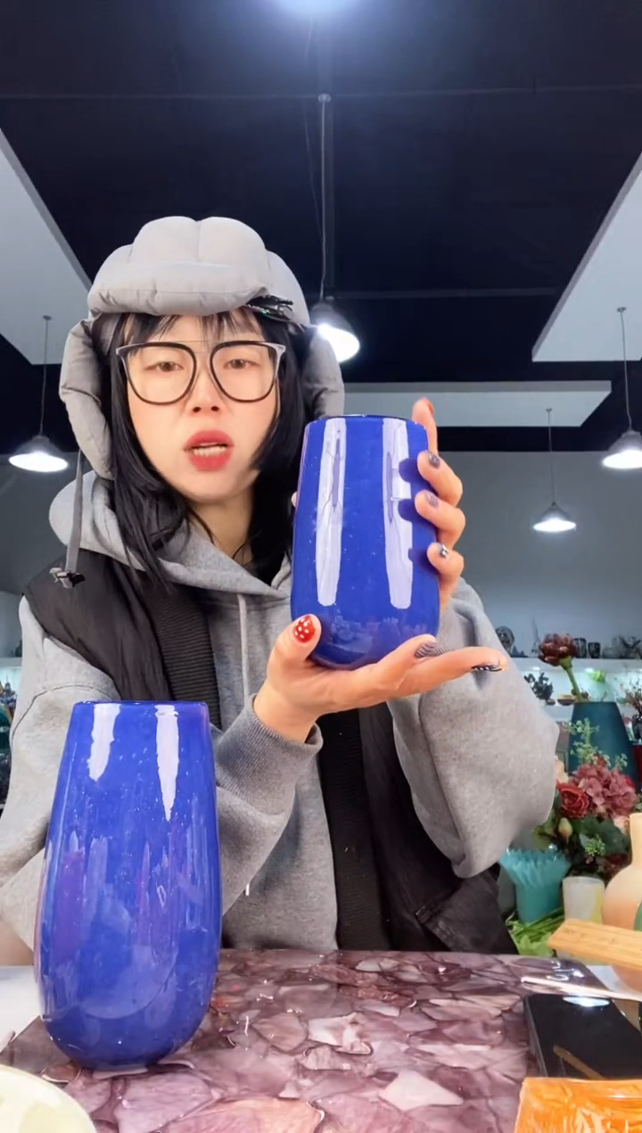 【闪购商品】琉璃慕忆家花瓶小号