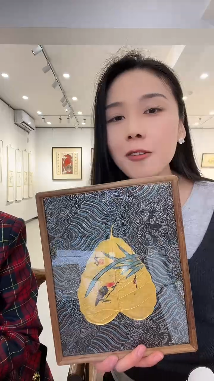 国画摆台作品（随机发货）