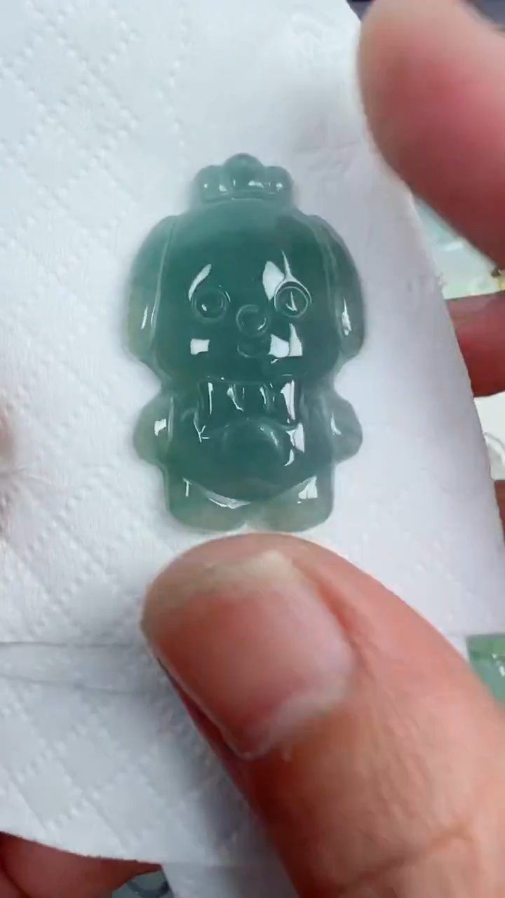 散珠翡翠423号链接，A货翡翠