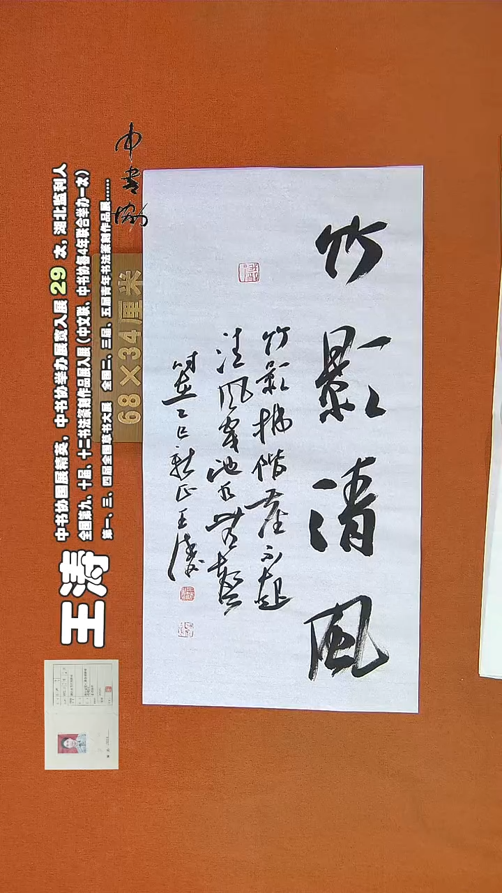 【闪购商品】书法800a王涛书法作品