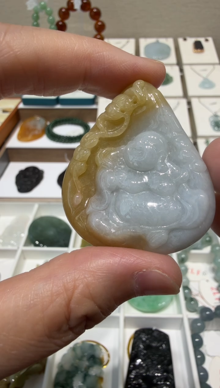 未镶嵌挂件翡翠A货翡翠多样性孤品