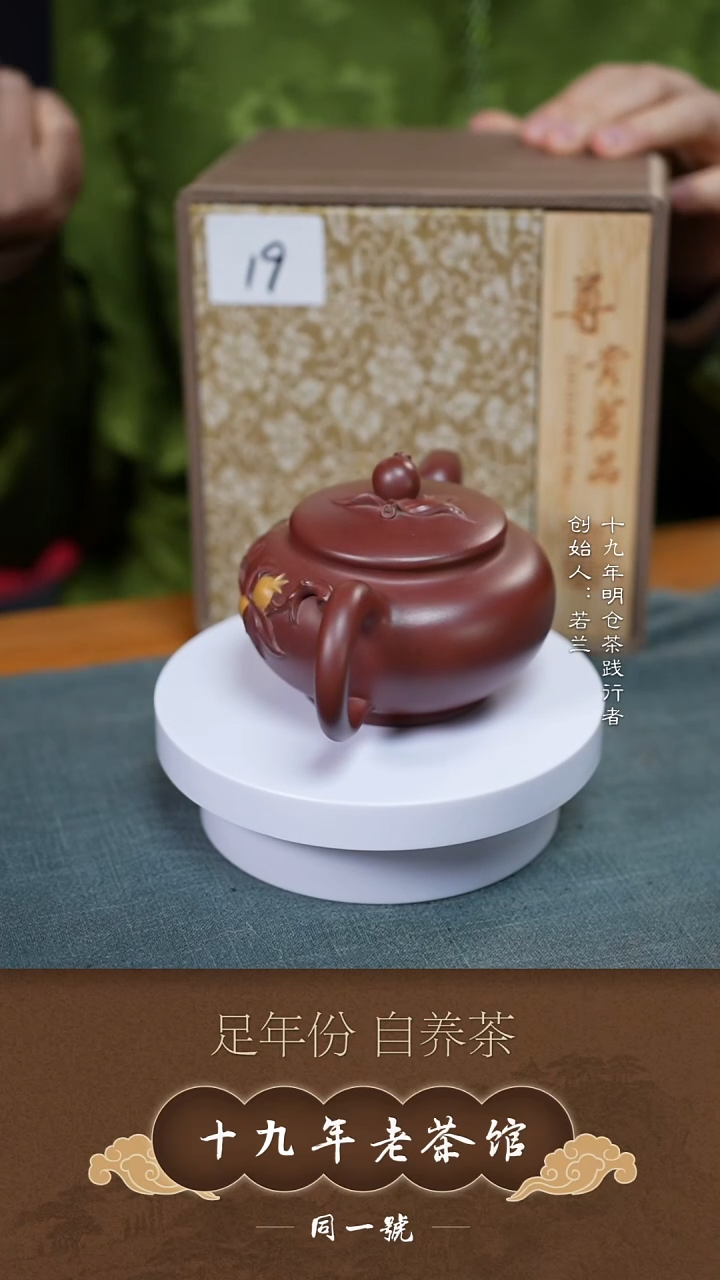 茶壶紫砂宜兴原矿紫砂精品壶19号