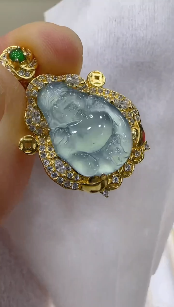【闪购商品】翡翠吊坠(不含链)银S925镶嵌多样性团购发一件
