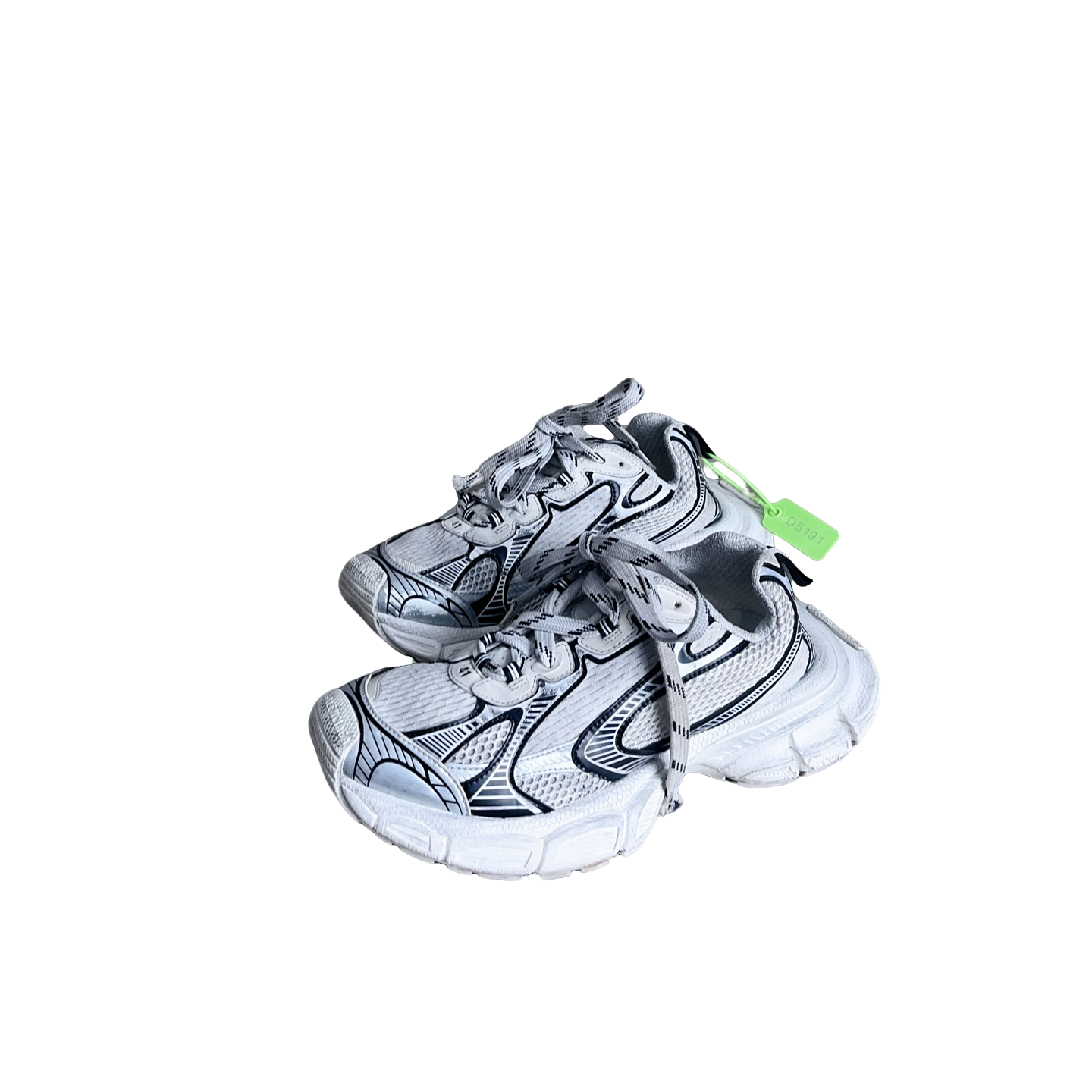 95新 Balenciaga/巴黎世家 3xl白黑休闲鞋41码d5191