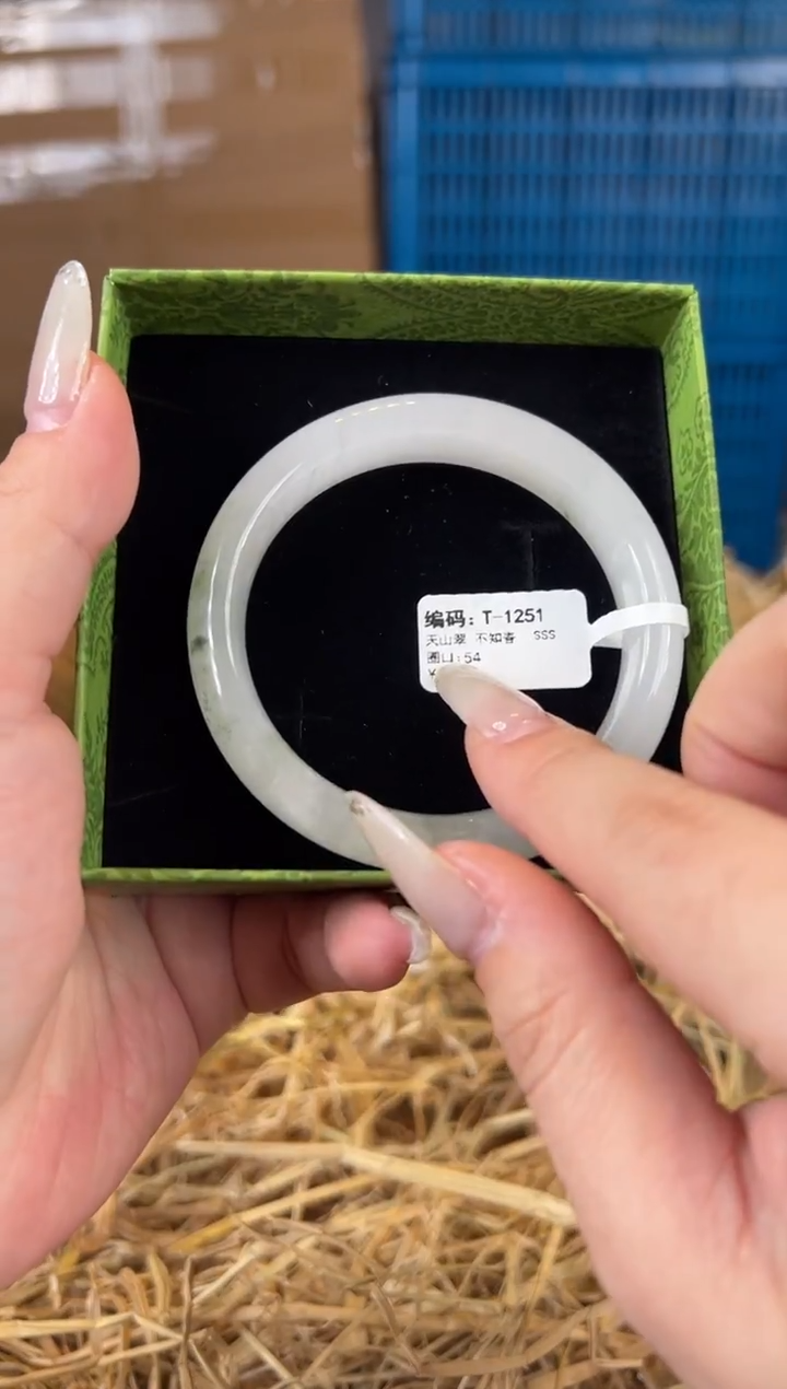 未镶嵌手镯石英质玉T1251