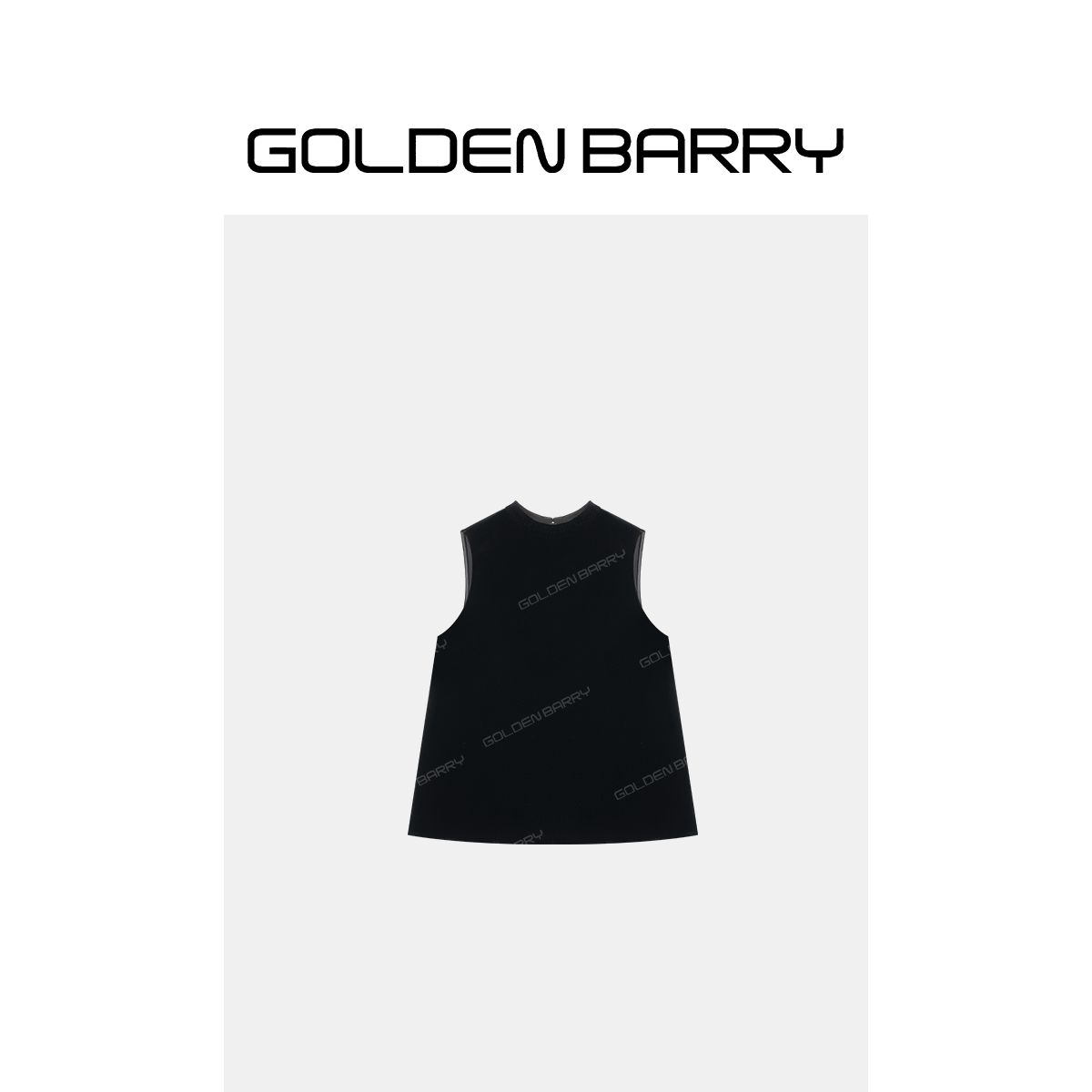 GOLDENBARRY气质显瘦丝绒背心GB060707002