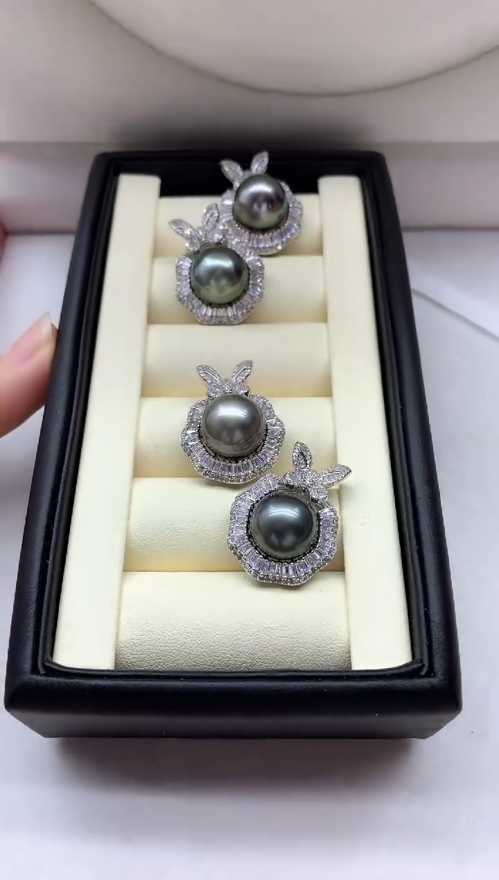 银S925镶嵌海水珍珠吊坠(不含链)多样性发其一