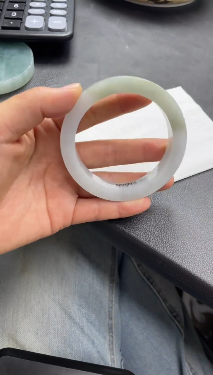 【闪购商品】定制翡翠手镯未镶嵌正圈AHF/19DZS