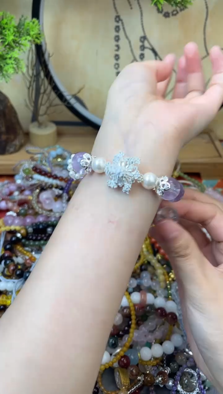 【闪购商品】紫晶手链未镶嵌201手串