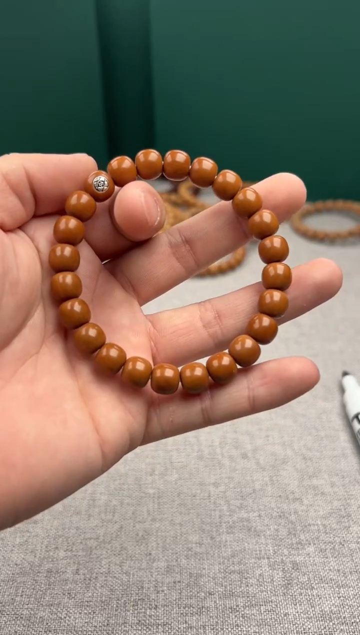 手串猴头核桃体验老型  尺寸9.6带银标