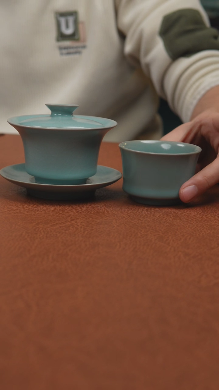 【闪购商品】杯汝州原产地原矿釉仿古小马蹄+杯子