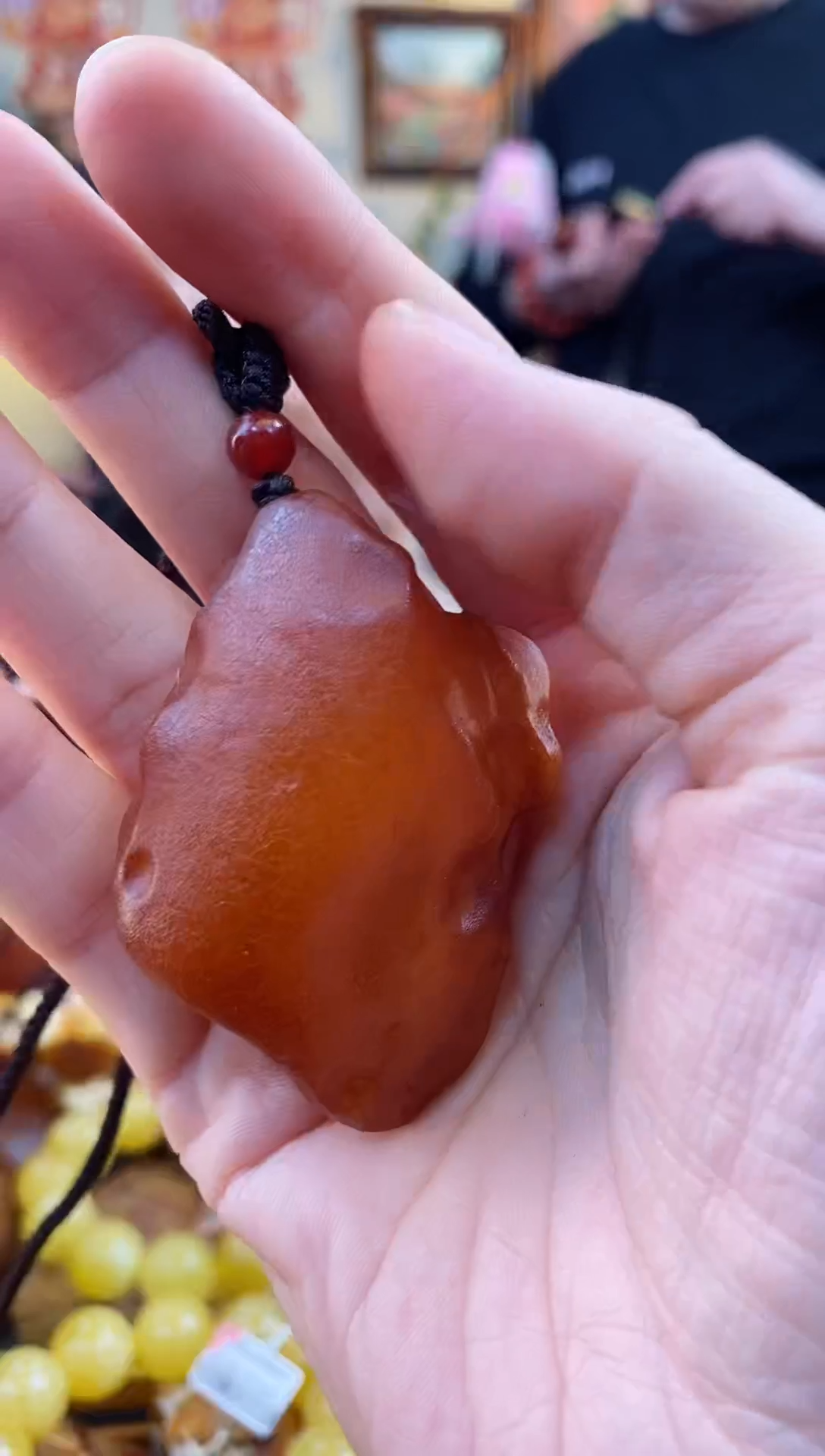 【闪购商品】琥珀颈饰未镶嵌吊坠