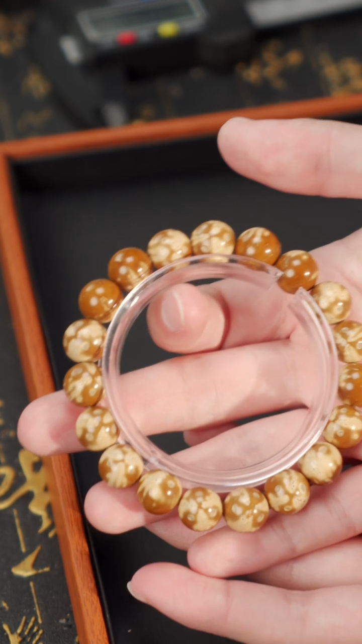 【闪购商品】紫金鼠手串紫金鼠熊猫光珠