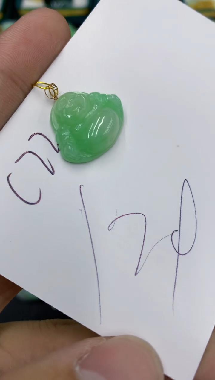 【闪购商品】翡翠颈饰18K金镶嵌111111111