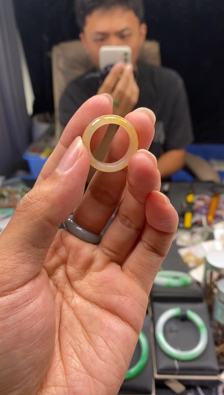 未镶嵌戒指翡翠静*0098015368