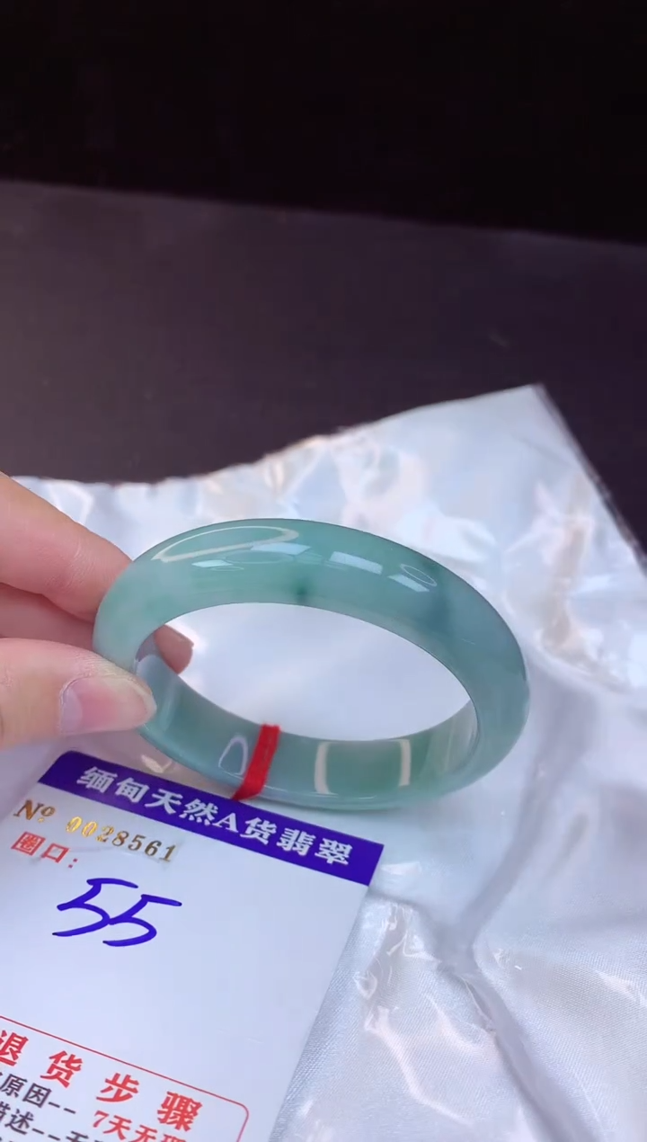 【闪购商品】翡翠手镯未镶嵌55+             