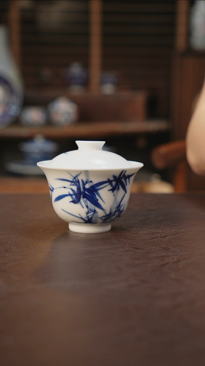 杯景德镇陶瓷杯碗柴烧多人F42