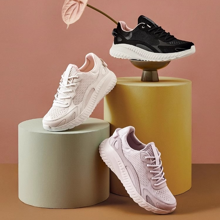 Skechers斯凯奇夏季女鞋厚底增高运动鞋缓震透气休闲鞋板鞋跑步鞋