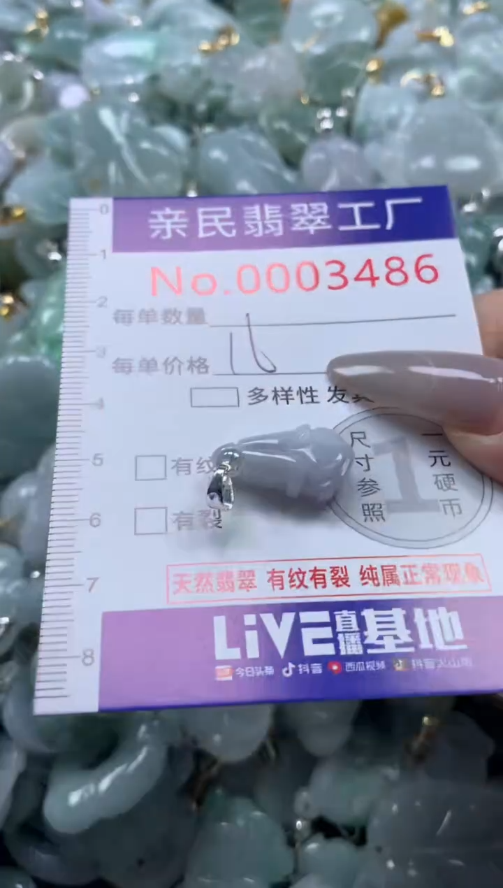 颈饰未镶嵌翡翠3486