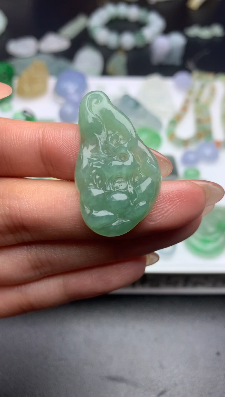 【闪购商品】定制翡翠未镶嵌毛货