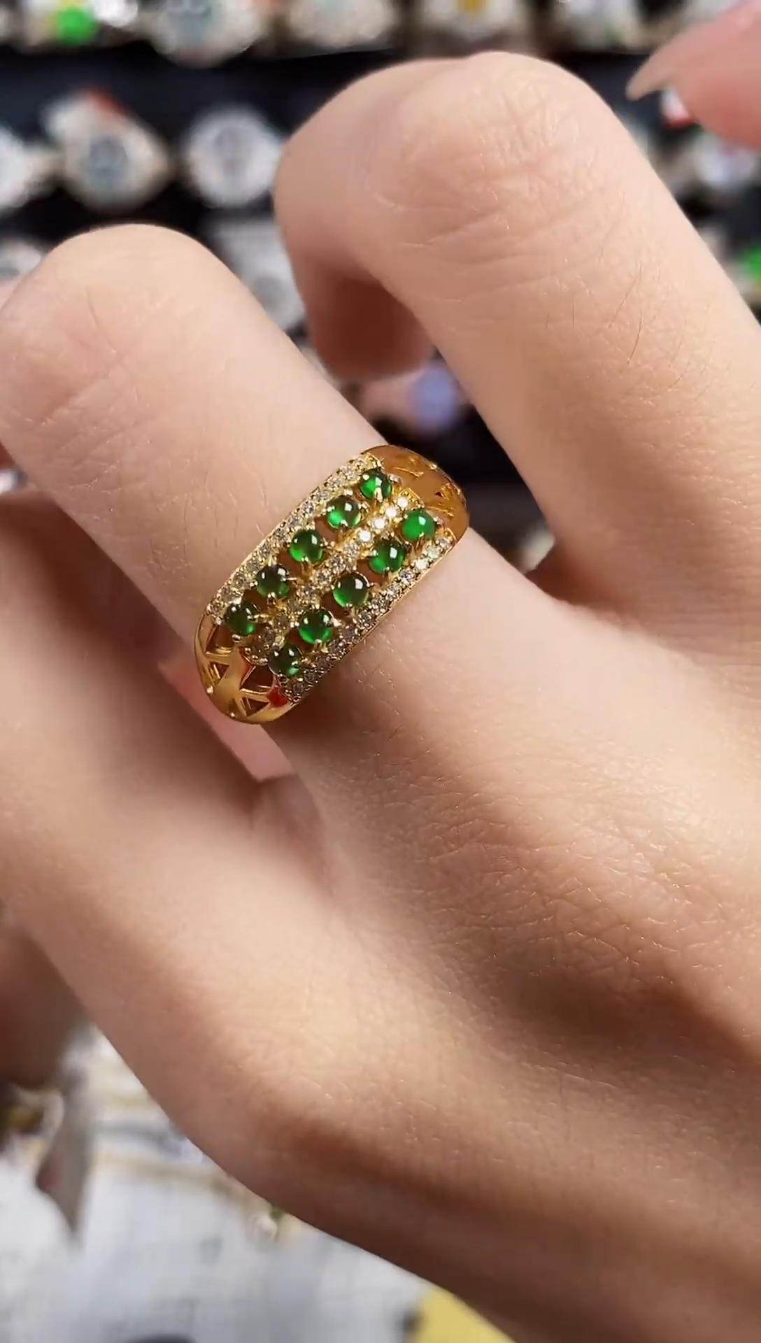 未镶嵌戒指翡翠天然A货翡翠102