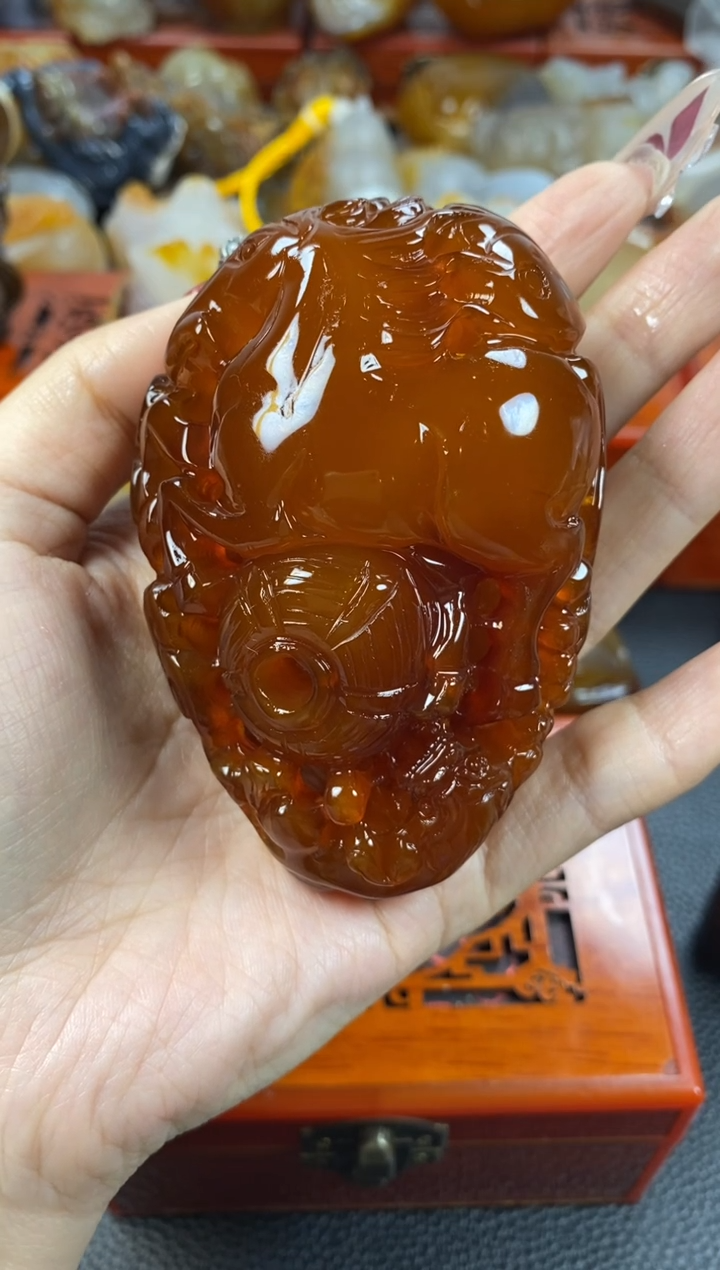 【闪购商品】玛瑙/玉髓手把未镶嵌1