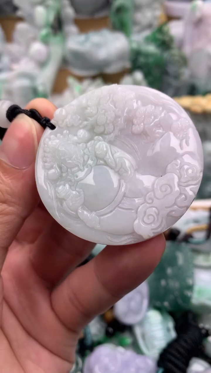 吊坠(不含链)未镶嵌翡翠1