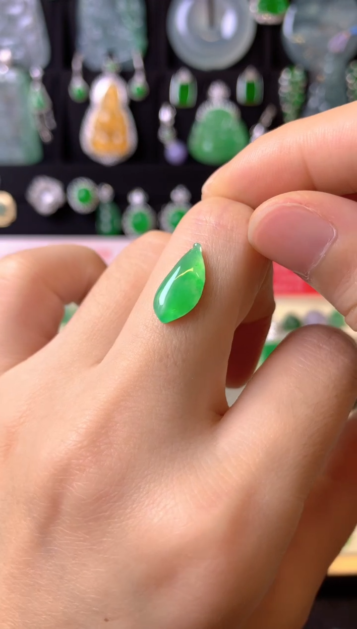 【闪购商品】定制翡翠未镶嵌1裸玉（客户意向镶嵌）