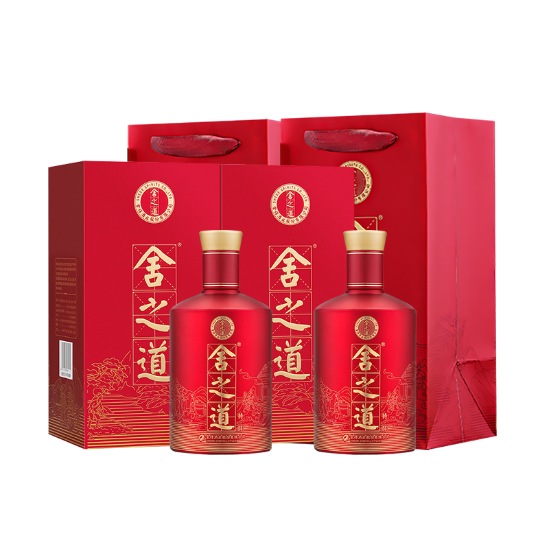 舍得舍之道特醇 浓香型白酒【DBZPzyb】50度500ml*2瓶