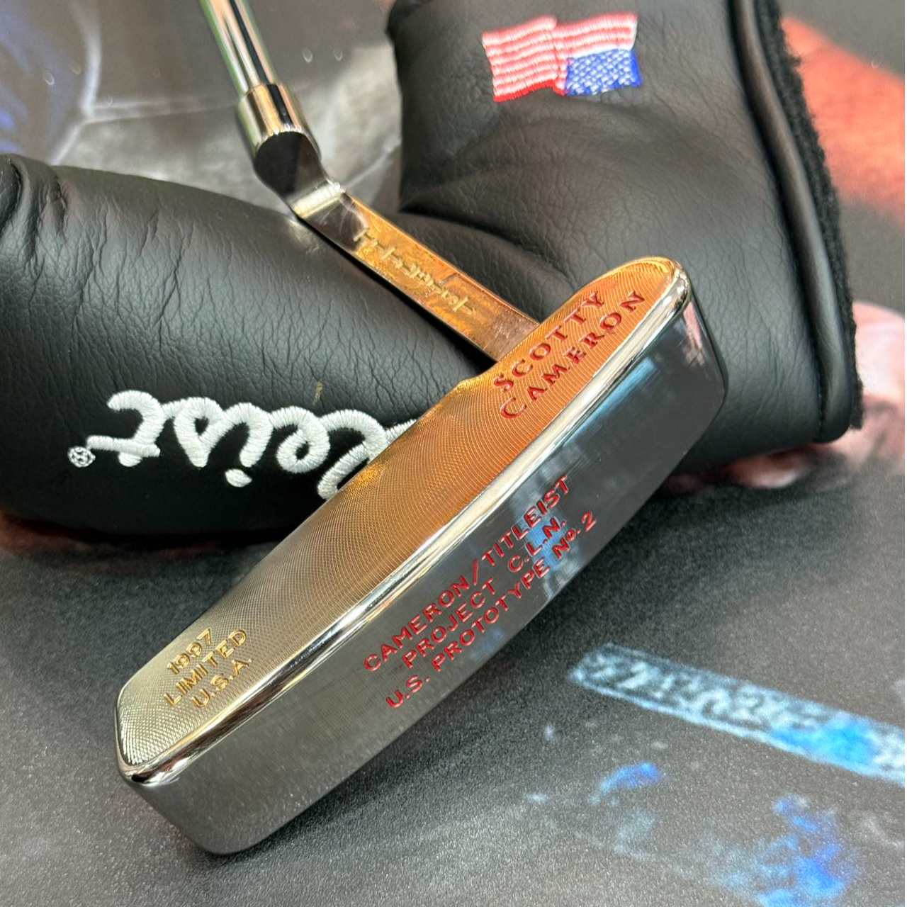 Titleist泰特利斯推杆卡梅隆高尔夫球杆一字经典1997年美国限量版