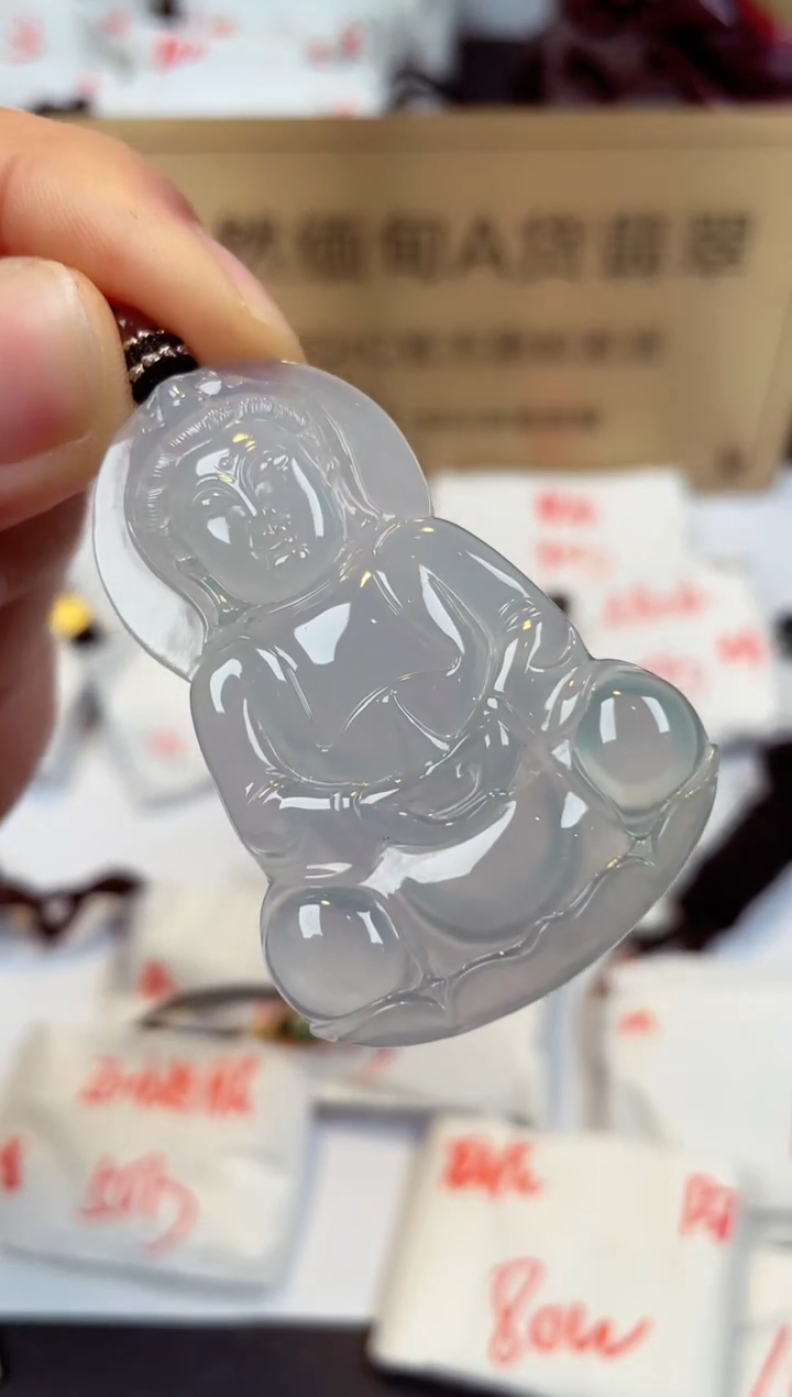 【闪购商品】翡翠颈饰未镶嵌天然缅甸翡翠A货