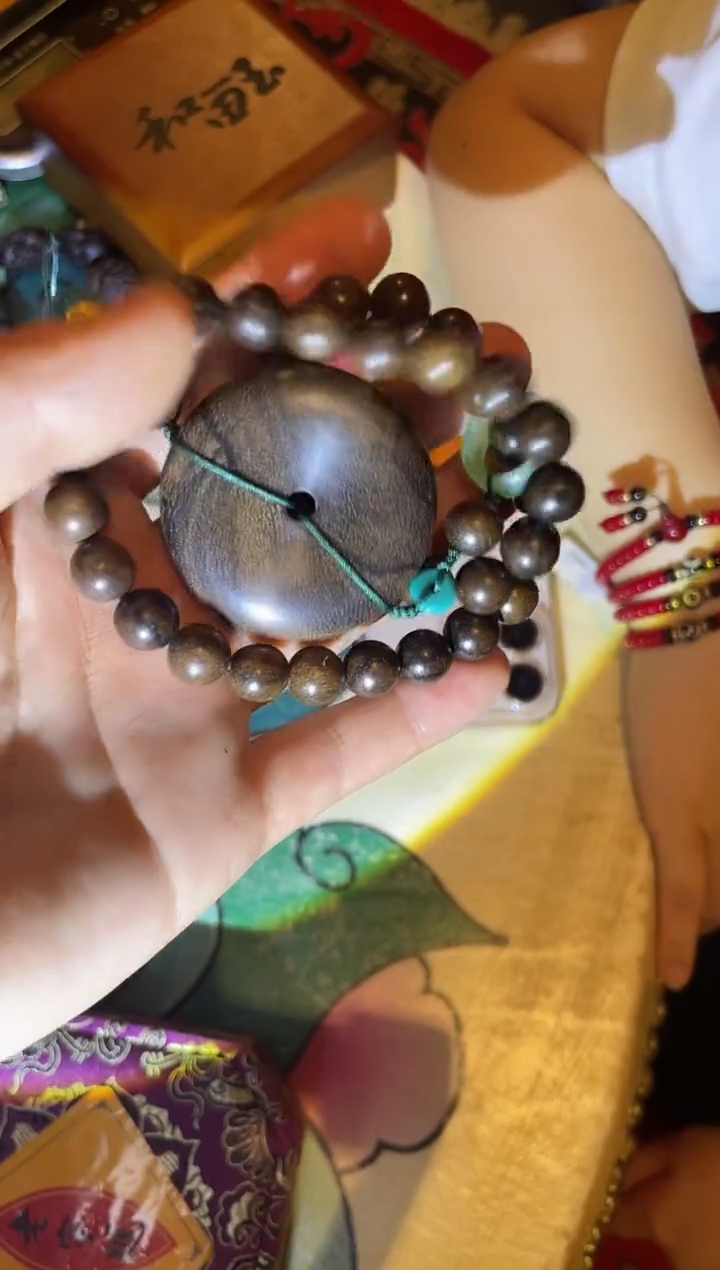 木一一一一一一沉小手持 平安扣