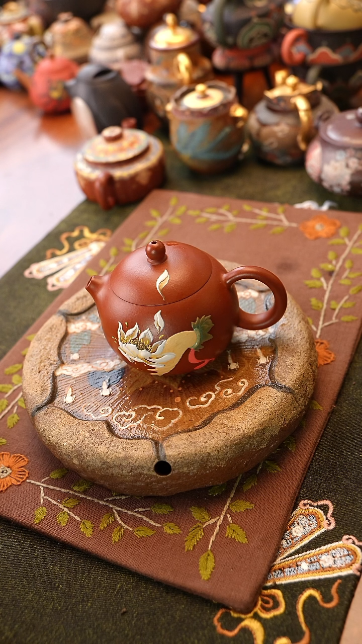 茶壶紫砂佛手莲心西施