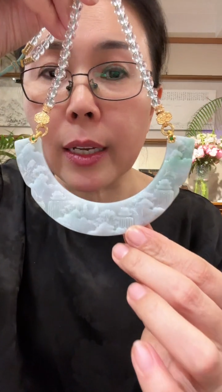 【闪购商品】翡翠颈饰未镶嵌国风