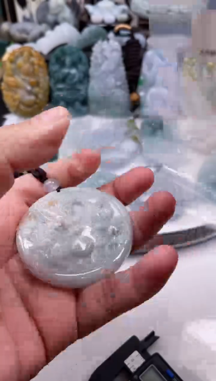 【闪购商品】翡翠颈饰未镶嵌天然缅甸A货翡翠121