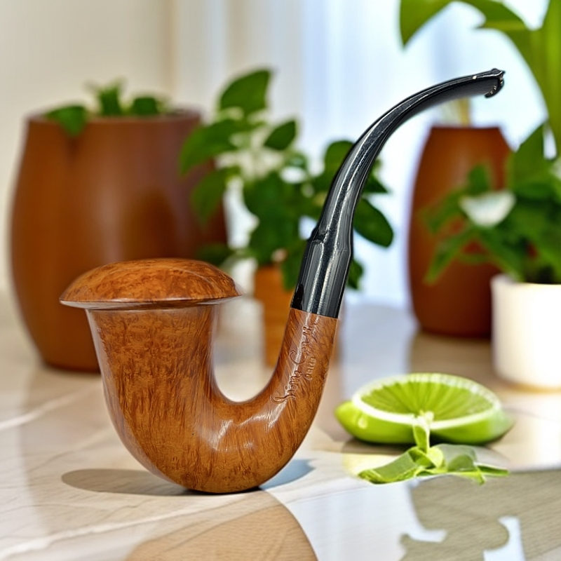  法国 pierre cardin皮尔卡丹原木色葫芦斗