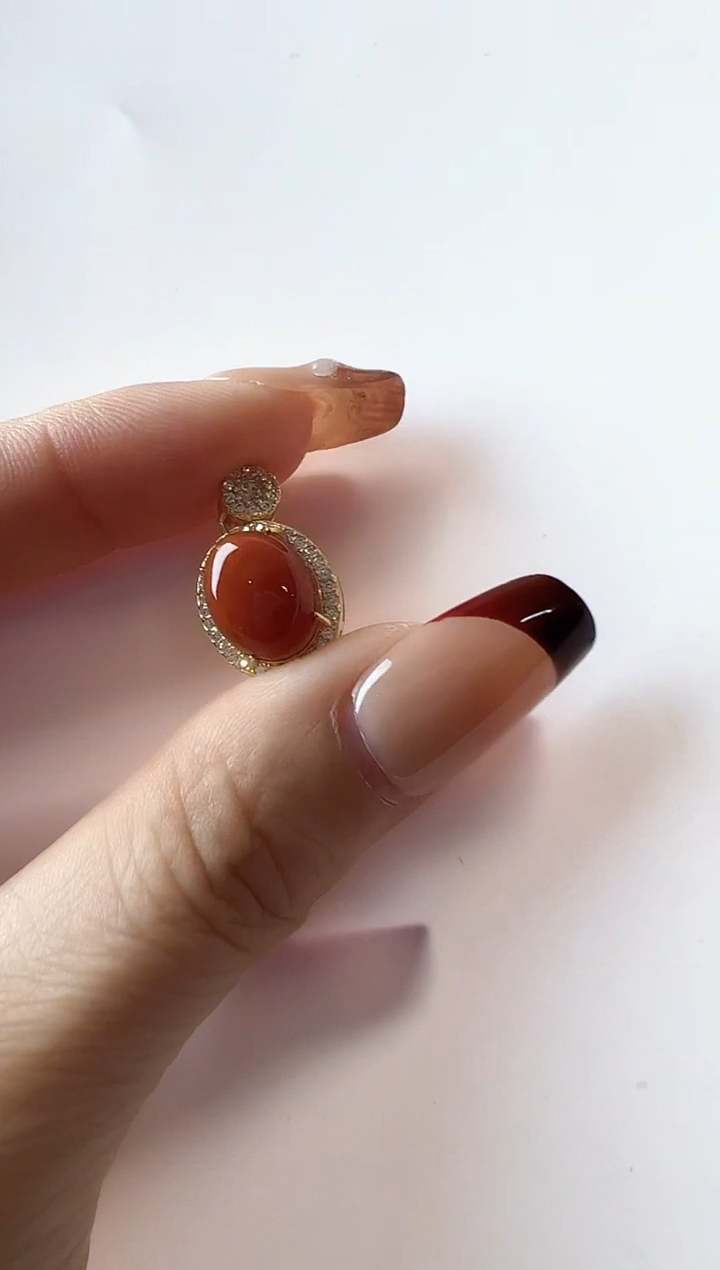 【闪购商品】南红玛瑙颈饰银S925镶嵌KT24071903