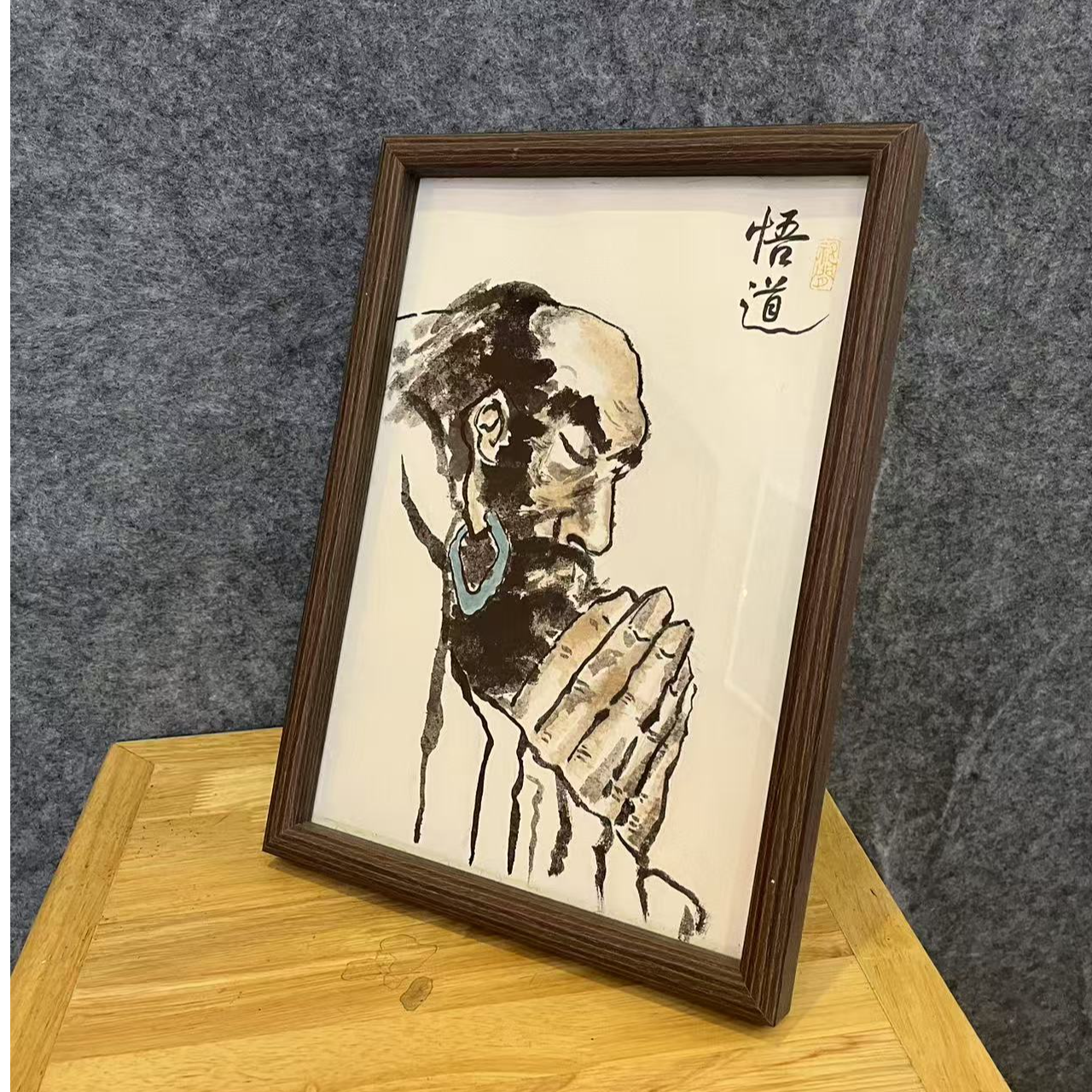 《悟道》国潮氛围感艺术摆件23*34cm
