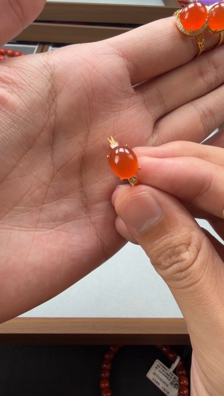 未镶嵌手链南红玛瑙戒指
