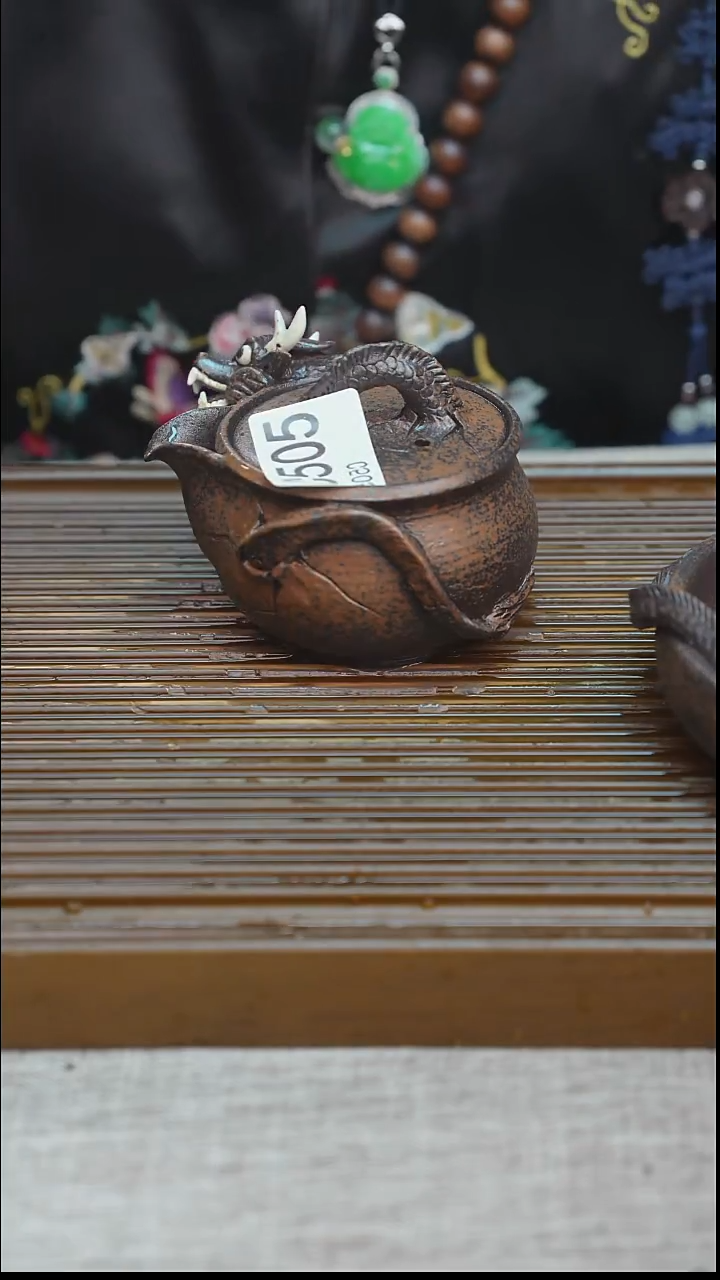 纯手工粗陶茶具每一只不一样