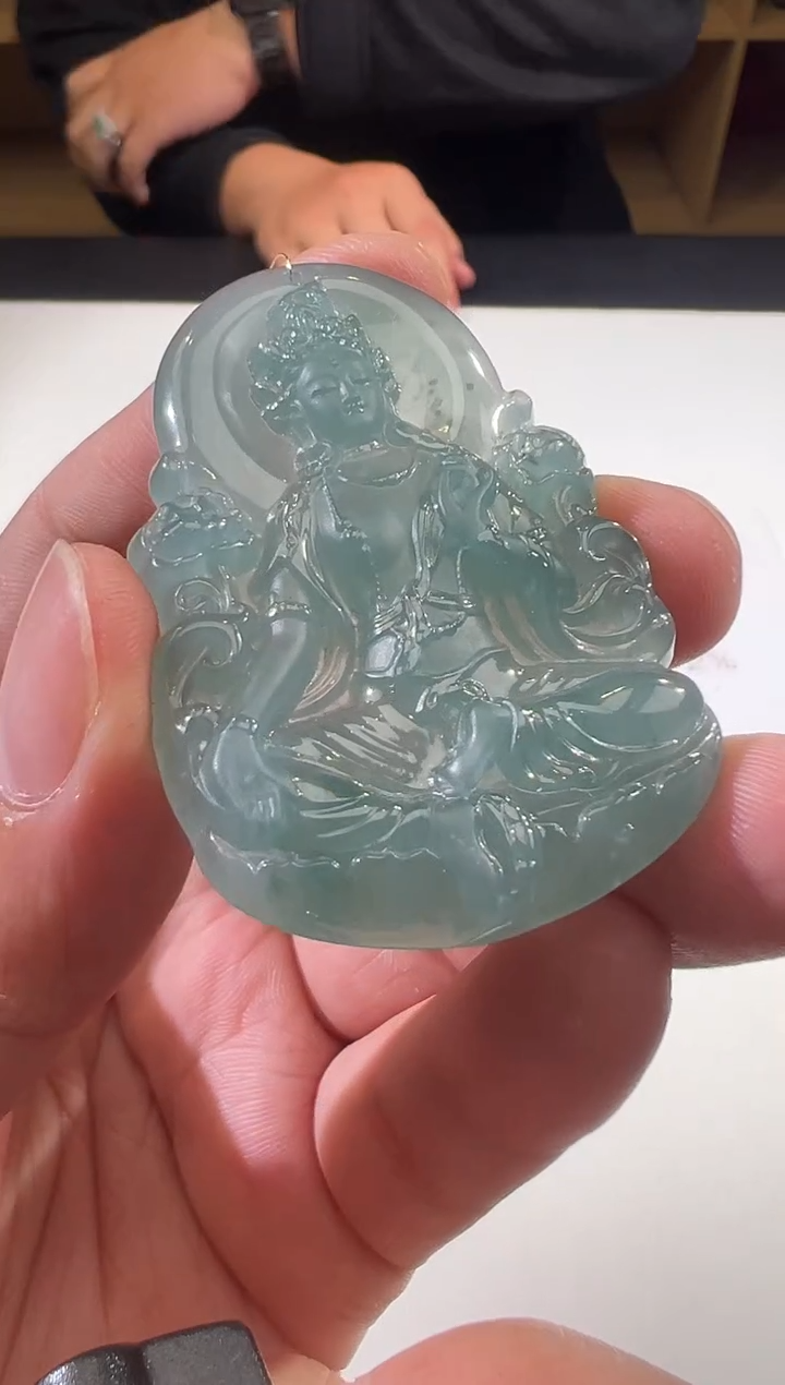 吊坠(不含链)未镶嵌翡翠度母